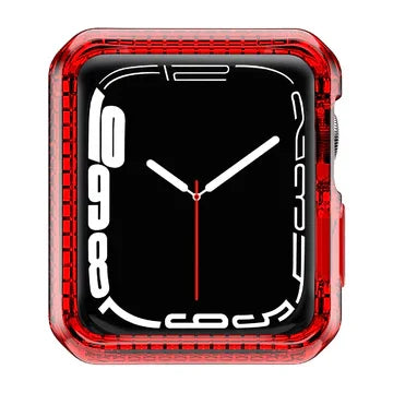Itskins Spectrum Clear Case For Apple Watch 44/45Mm - Red - Tashqila Itskins Spectrum Clear Case For Apple Watch 44/45Mm - Red - Tashqila